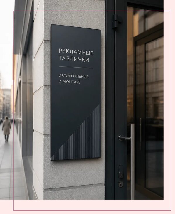 Рекламные таблички в Ирбите по цене от 4947 р. | Аванза-Рбт